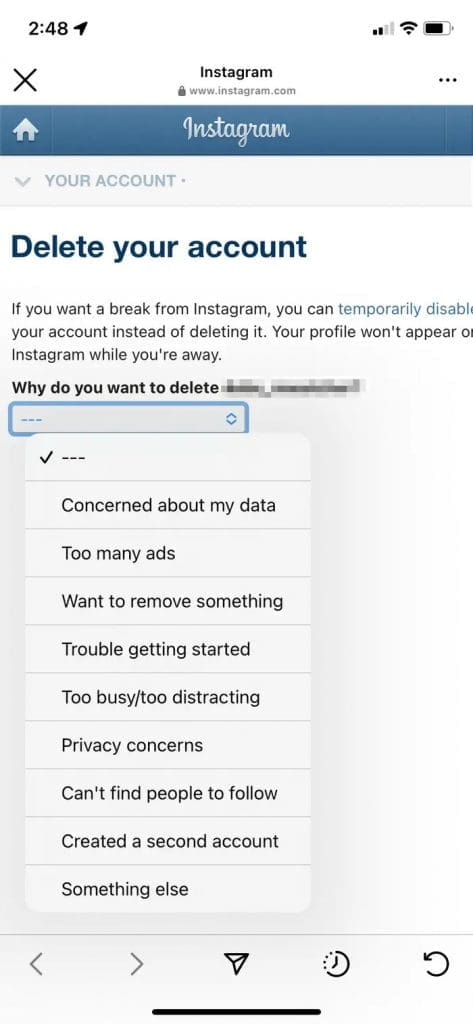 instagram-delete-account-iphone-app-reasons